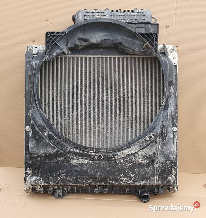 MAN TGS CHŁODNICA CIECZY INTERCOOLER KOMPLET