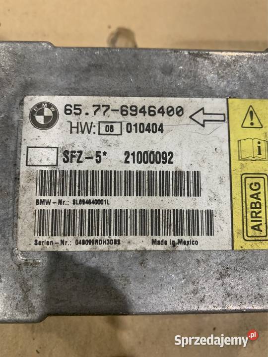 Moduł sterownik airbag 6946400 bmw 5 e60 e61 Szczecin