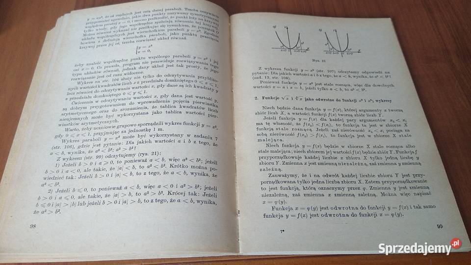 O nauczaniu matematyki w klasie VIII szkoły materiały dla nauczyciela Podręczniki Gdańsk sprzedam