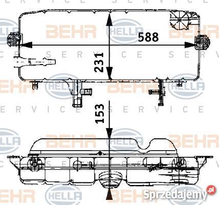 Zbiornik wyrównawczy układu chłodzenia MERCEDES Kłobuck sprzedam