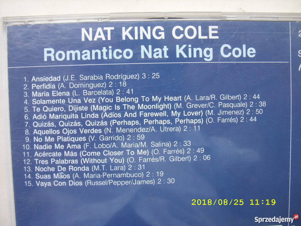 Jazz CD NAT KING COLEROMANTICO CD Wołów