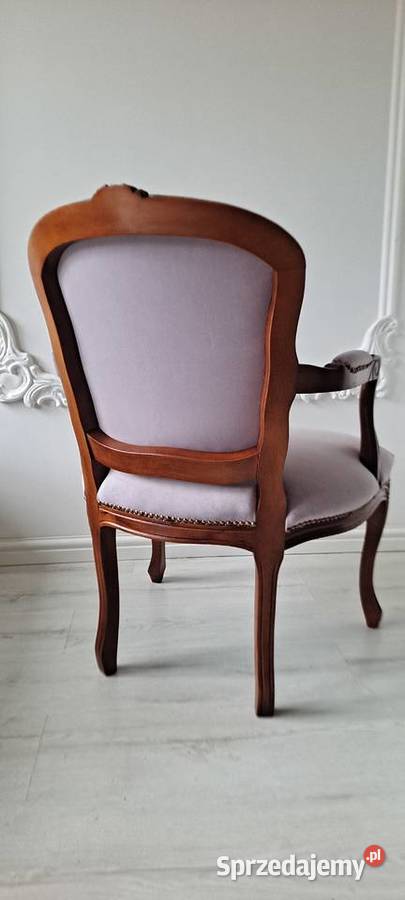 Stylowy fotel krzesło Ludwik Ludwikowski
