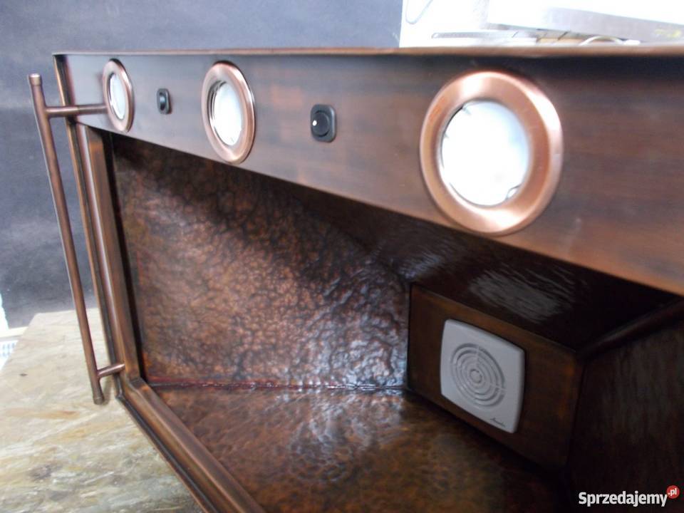 Okap kuchenny miedziany okap miedziany copper Dzierżoniów