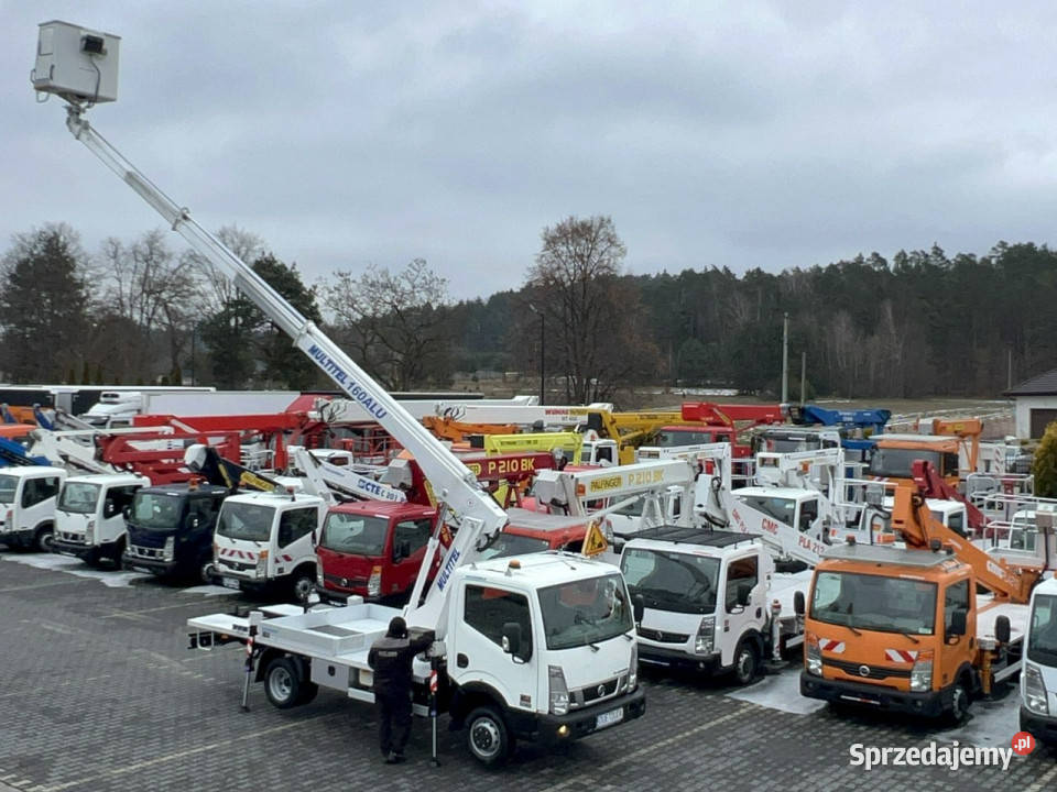 Nissan Cabstar Podnośnik Koszowy 165m Multitel Widełki
