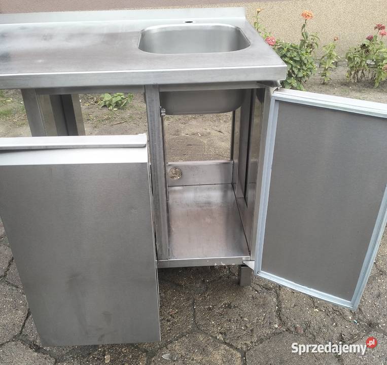 Zlew gastronomiczny 1komorowy zabudowany z Słupia Kapitulna