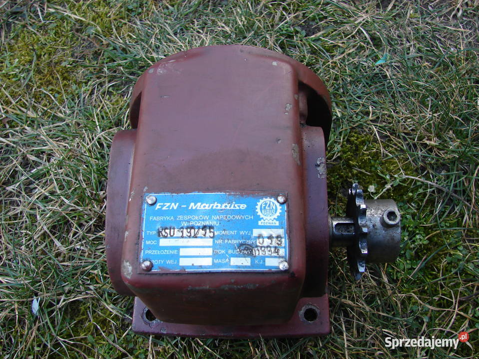 przekładnia zębata 190 do 1 reduktor Starogard Gdański