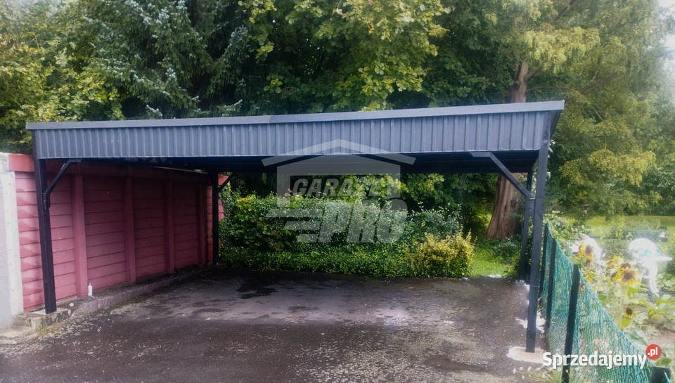 Wiata samochodowa CarPort 8x8 GP217 Kalwaria Zebrzydowska