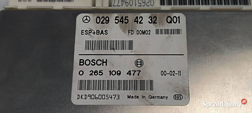 MODUŁ MERCEDES BENZ A 140 0295454232Q01 osobowe