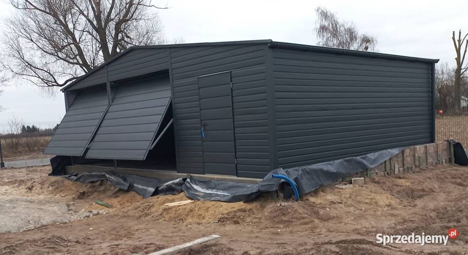 Blaszany Garaż 96m dowolne wymiary Producent mazowieckie Żukówka