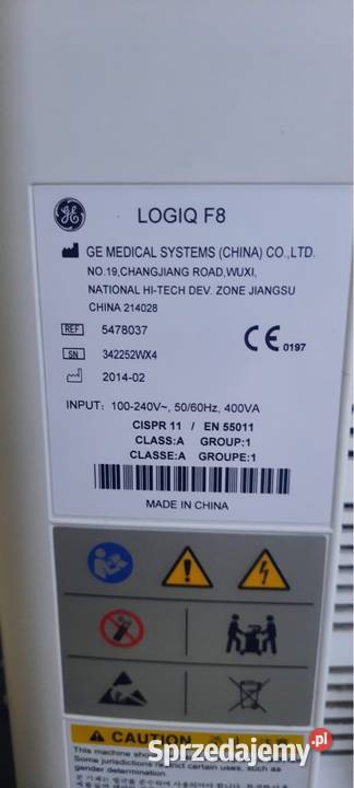 Aparat USG Logiq F8 Brzozów