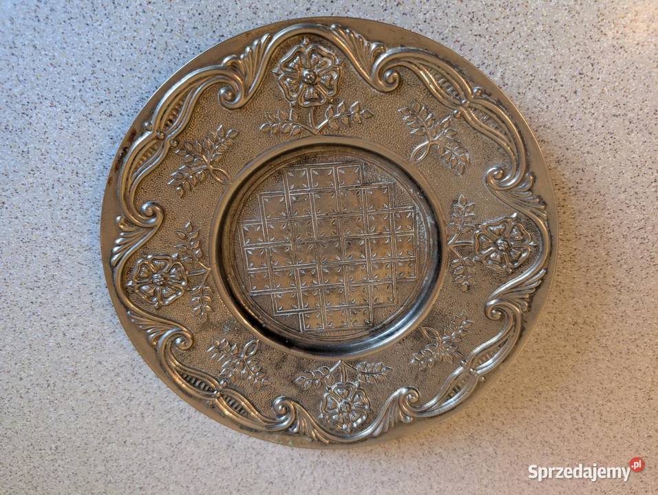 Talerzyk srebrzony sygnowany wielkopolskie Piła sprzedam
