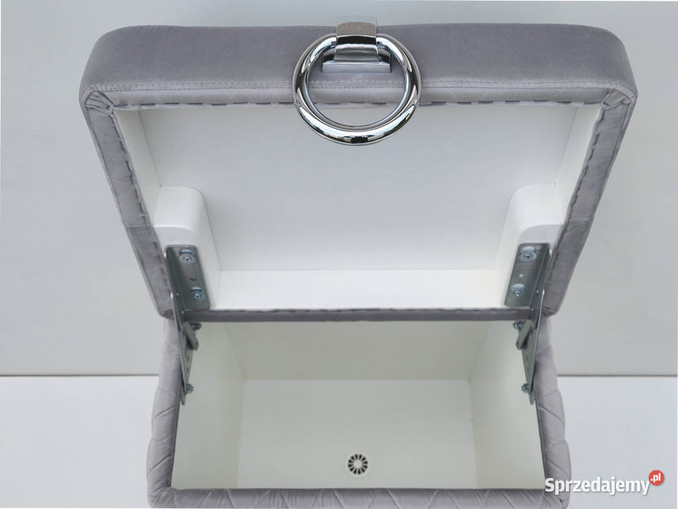 Kufer kosz na pranie bieliźniak Glamour Szary szary wielkopolskie Poznań