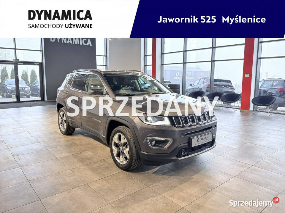 Jeep Compass Limited 14 170 automat 4x4 2019 r czujnik parkowania