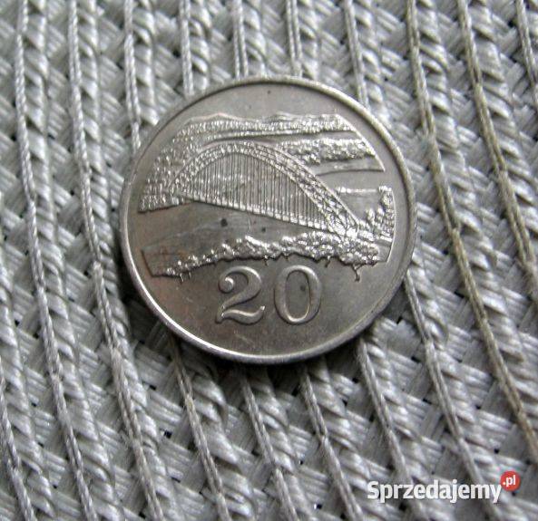 Zimbabwe 20 Cent 1989r Kalisz