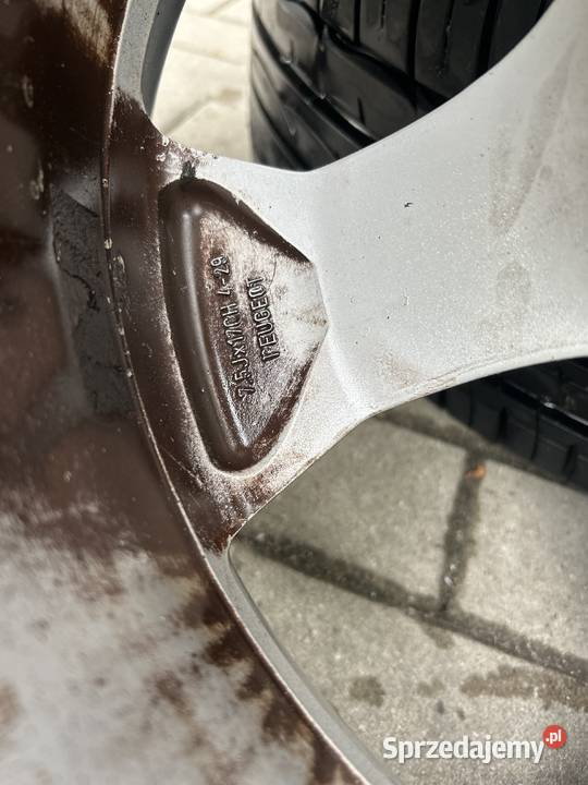Sprzedam komplet kół alufelg peugeot 4x108 et 29 Samochodowe Konin