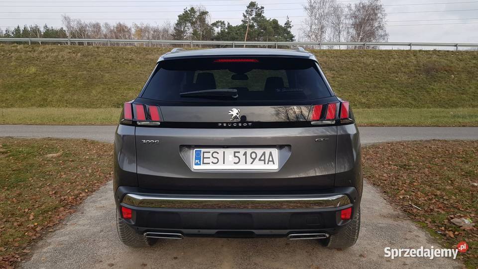 Peugeot 3008 wersja GT 20 HDI 180 2018r Wzorowo 124000km łódzkie Sieradz
