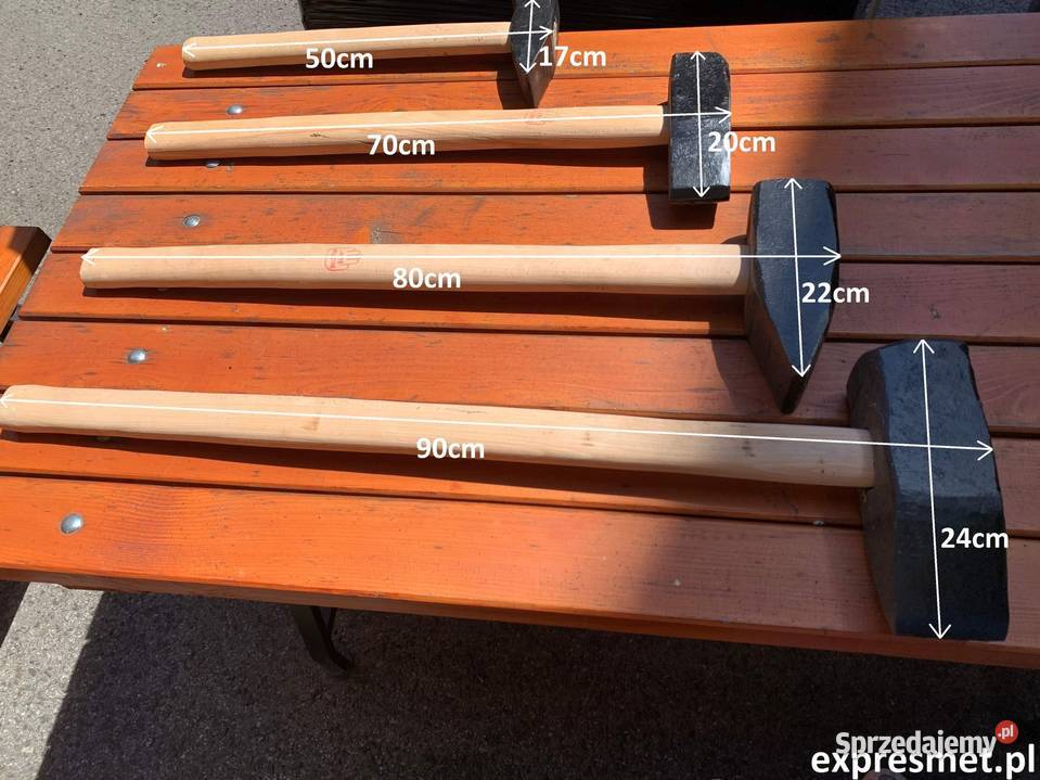 zestaw 5 siekier rozłupak toporek siekierka