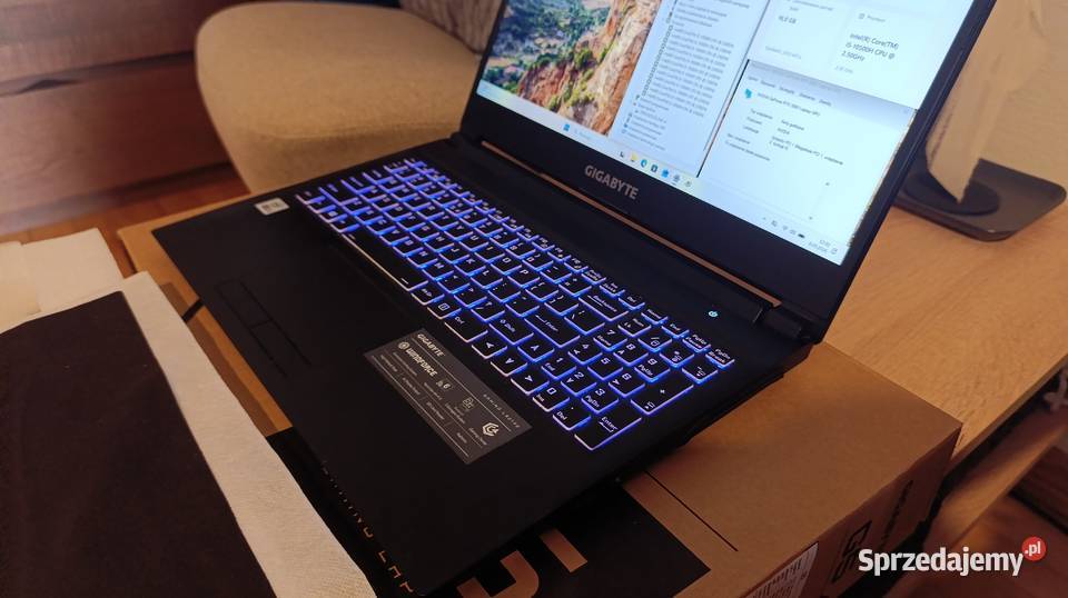 Gigabyte 244Hz RTX 3060 I5 10500H 16RAM 512SSD Kraków