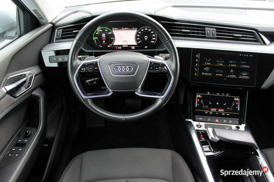 Audi etron 4x4 SalonPL FV23 314 ASO Navi Matrix autoalarm mazowieckie Sokołów