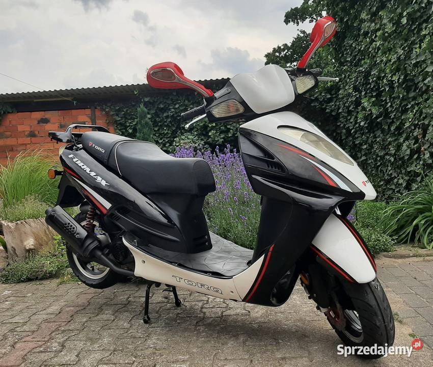 Zadbany duży skuter Torq Formax 50 4t 2017r 1wł Tuczno