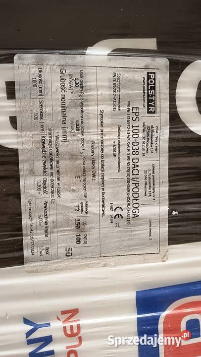 Styropian EPS 100 5 podłoga Kołaczyce
