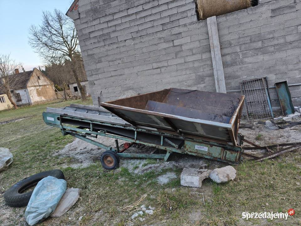 Taśmociąg kosz przyjeciowy Taśmociągi i podajniki wielkopolskie Kolno