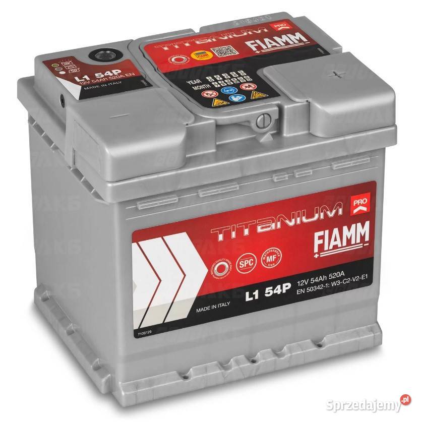 Akumulator FIAMM TITANIUM PRO 12V 54Ah 520A