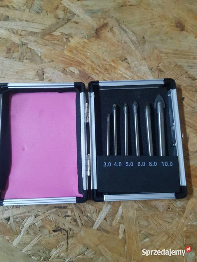 WIERTŁO DO SZKŁA PŁYEK CERAMIKI ZESTAW WIERTEŁ 8 Narzędzia wielkopolskie Głogowa sprzedam