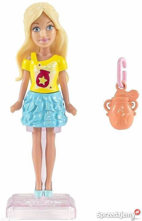 Barbie Lalka Zestaw 3 Mini Lalek Laleczek fioletowy Mogilany