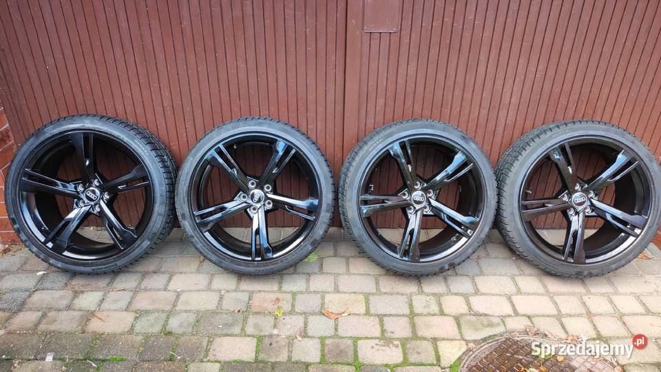 Felgi 19 Audi z oponami zimowymi 4 Continental Poznań sprzedam