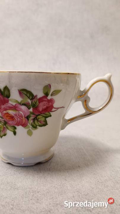 Piękny zdobiony duet filiżanka Szczecin