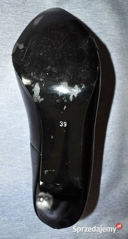Venezia czarne lakierowane szpilki 39 mazowieckie
