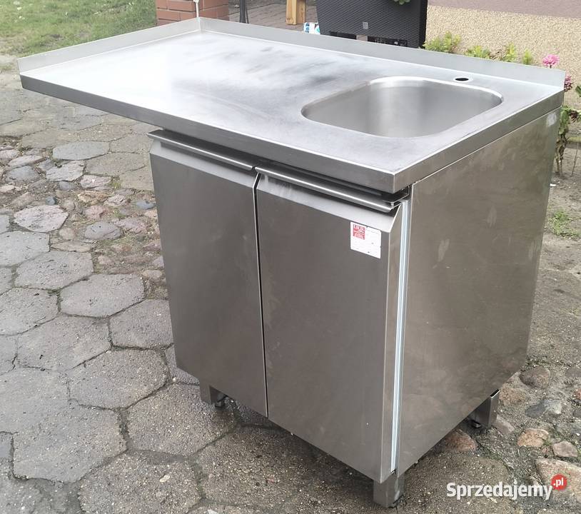 Zlew gastronomiczny 1komorowy zabudowany z Słupia Kapitulna