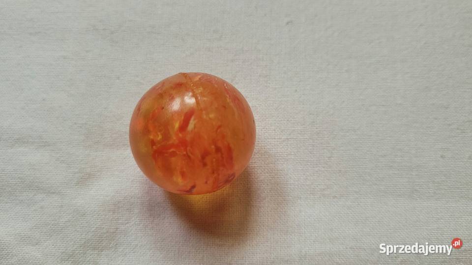 Pomarańczowa piłeczka kauczukowa sprzedam