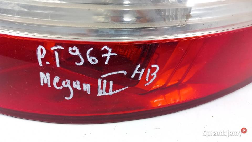 RENAULT MEGANE III HB LAMPA TYŁ PRAWA Zbierkowo