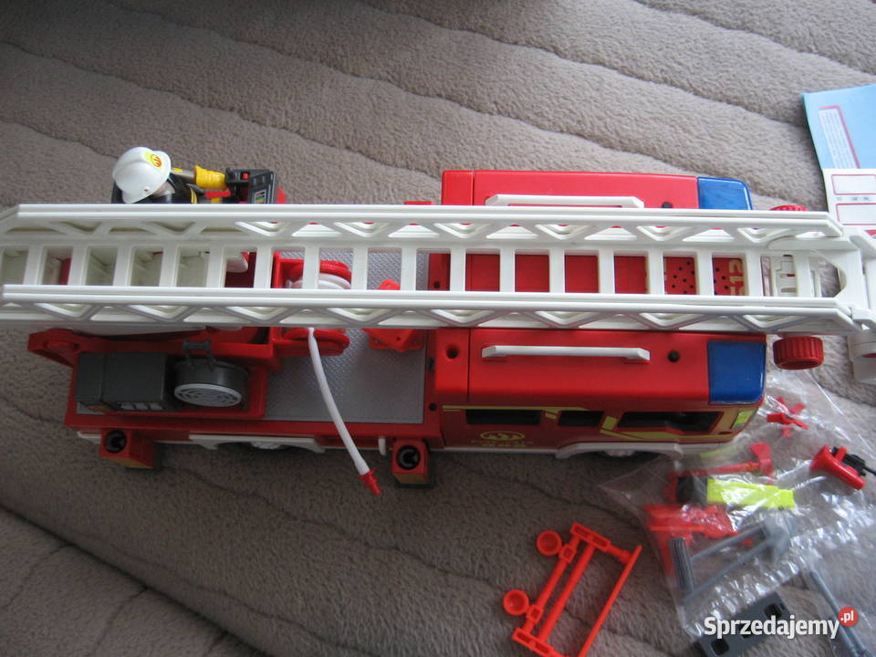 Samochód strażacki z drabiną Playmobil 5362 foto 6 lat+