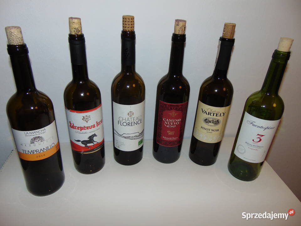 butelki na wino winie