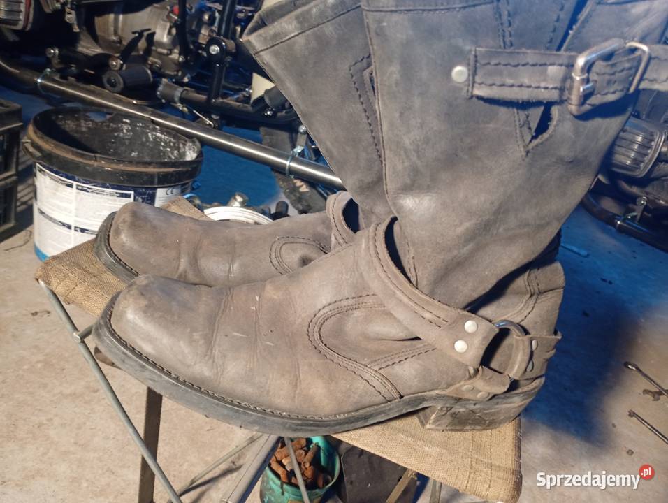 Buty motocyklowe sztyblery kowbojki