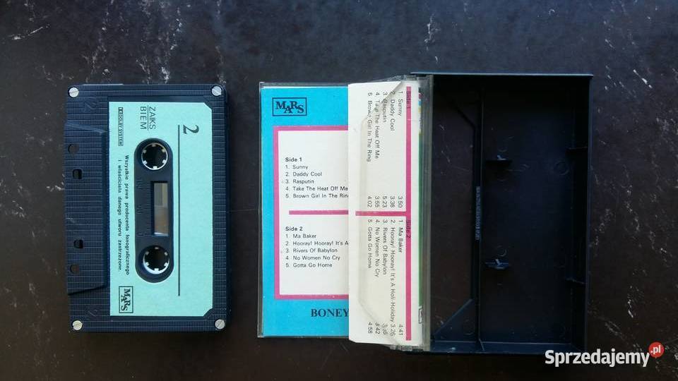 Kaseta magnetofonowa Boney M Greatest hits of podlaskie Siemiatycze