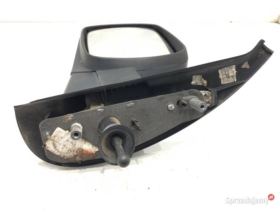 LUSTERKO LEWY RENAULT KANGOO II Minivan SREBRNY Lusterka zewnętrzne podkarpackie