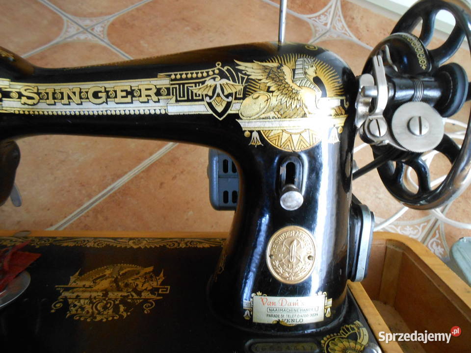 Sprzedam maszynę do szycia Singer zabytkową Dom i Ogród wielkopolskie Baranów