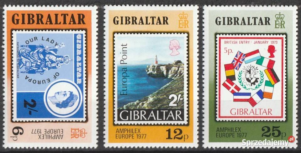 GIBRALTAR AMPHILEX 1977 CZYSTE Kolekcje Łódź