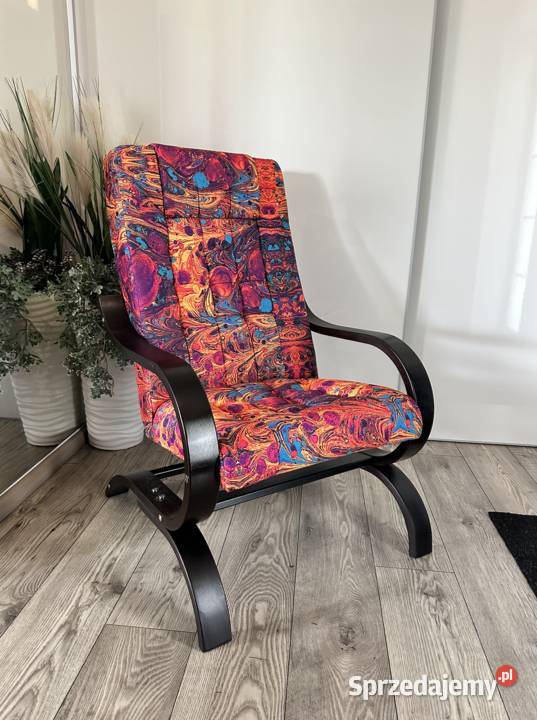 Fotel finka Vigo wzorzysty pikowany lawa dostawa sprzedam