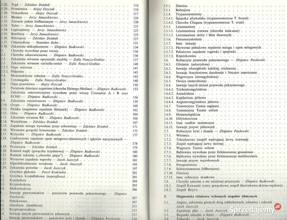 Zarys kliniki chorób zakaźnych podręcznik Kultura i Rozrywka Łódź