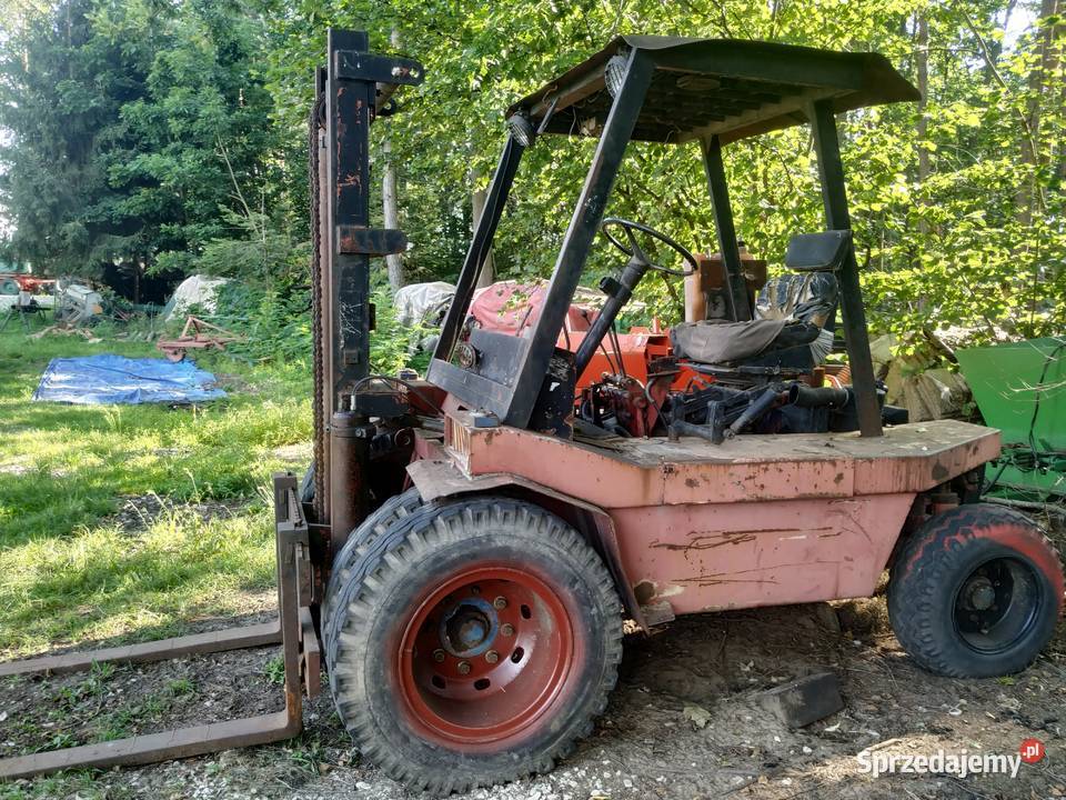 Wózek widłowy terenowy DESTA silnik zetor gpw Jodłówka-Wałki