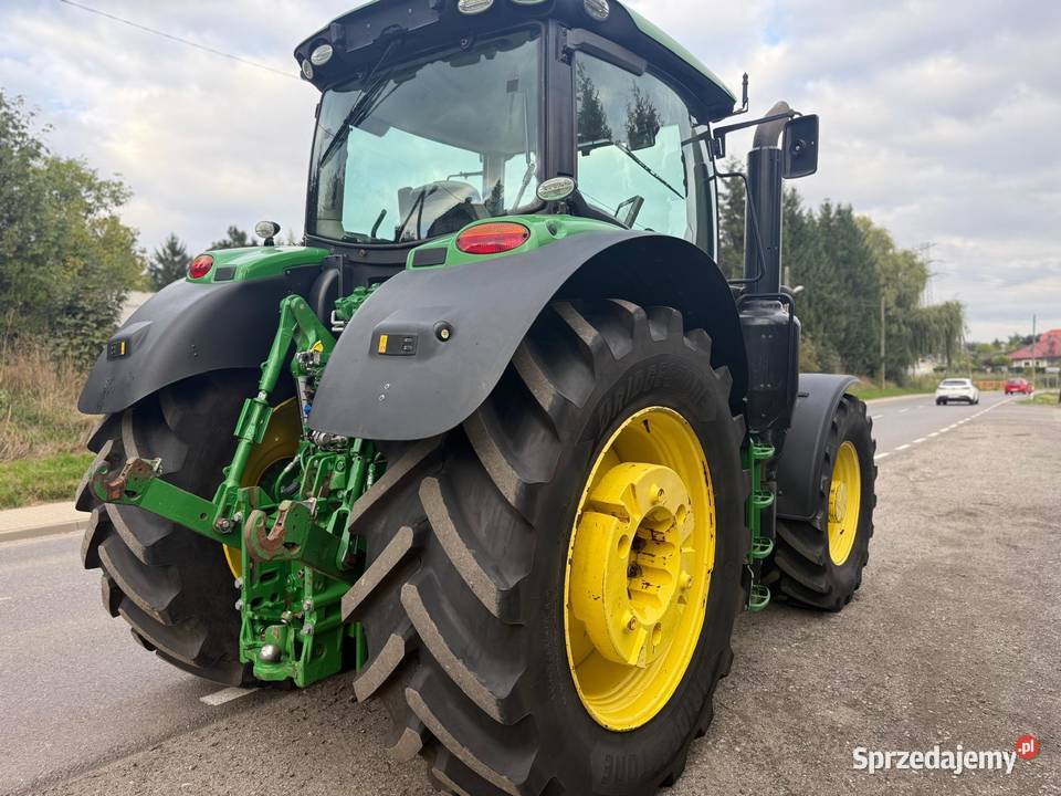John Deere 6215 7600mth 2017 GPS opony 95 przód Nowa Ruda