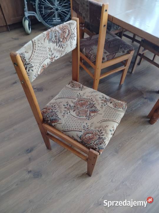 Stół z krzesłami Tyszowce sprzedam