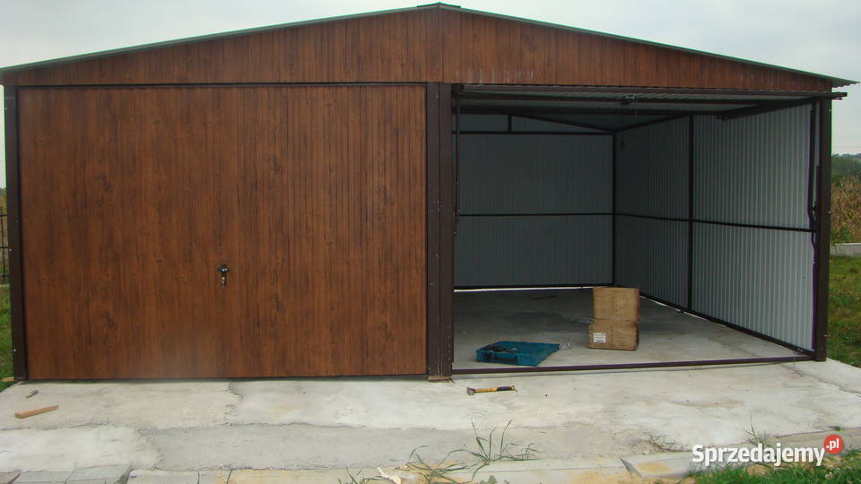 Garaż Blaszany Grafit JEDNOSPADOWY Wiata Pozostałe Ostrów Mazowiecka