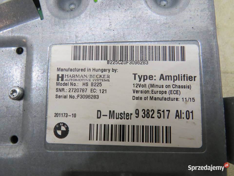 WZMACNIACZ HARMAN KARDON BMW I3 9382517
