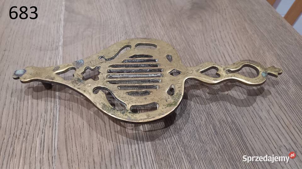 Podstawka mosiężna pod garnek żelazko 683 zachodniopomorskie sprzedam